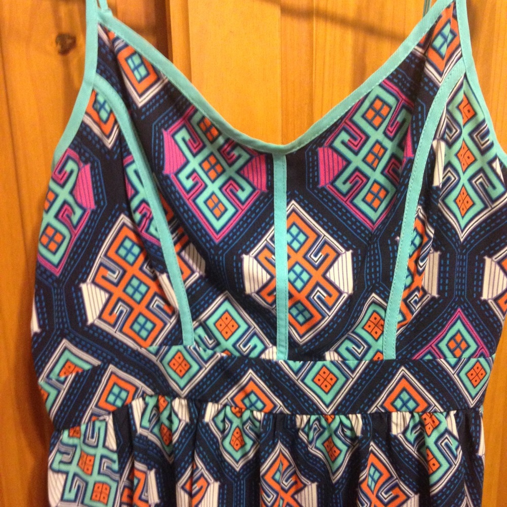 Liberty Love geometric print dress