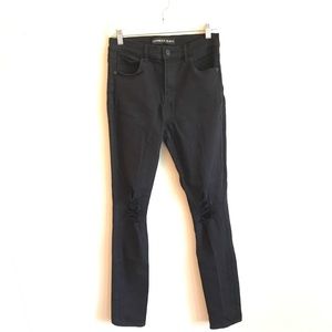 Express Jeans black leggings high-rise, size 8.