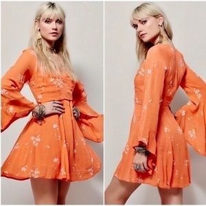 Free People Jasmine Embroidered Floral Dress