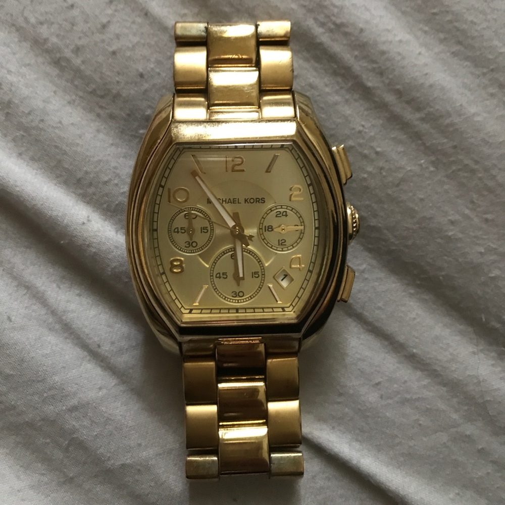 Gold Michael Kors watch