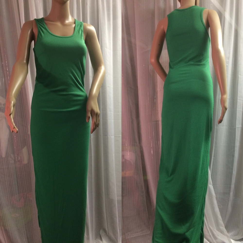 Jersey maxi dress