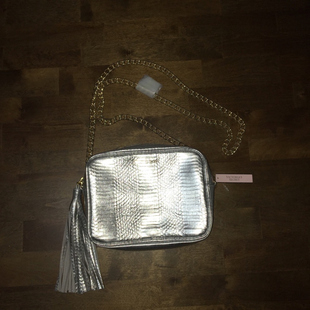 Victoria Secret Silver Purse