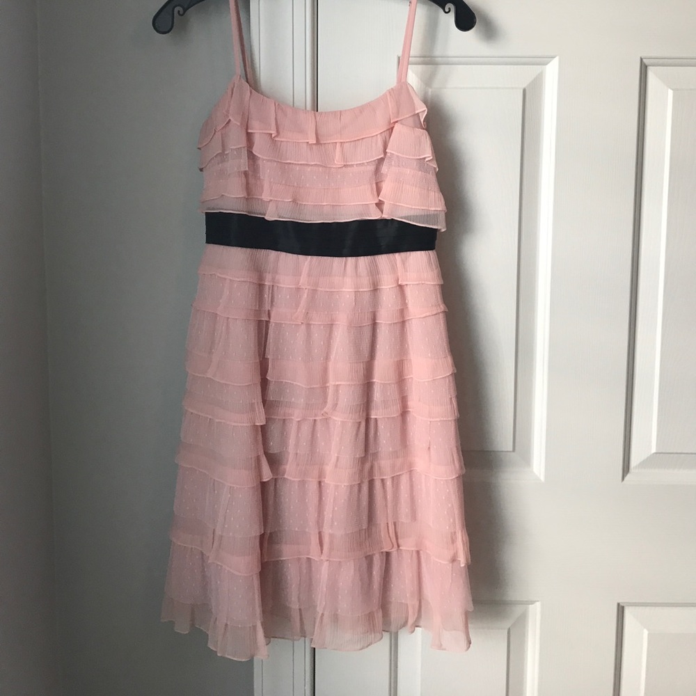 Light Pink Ruffle Dress