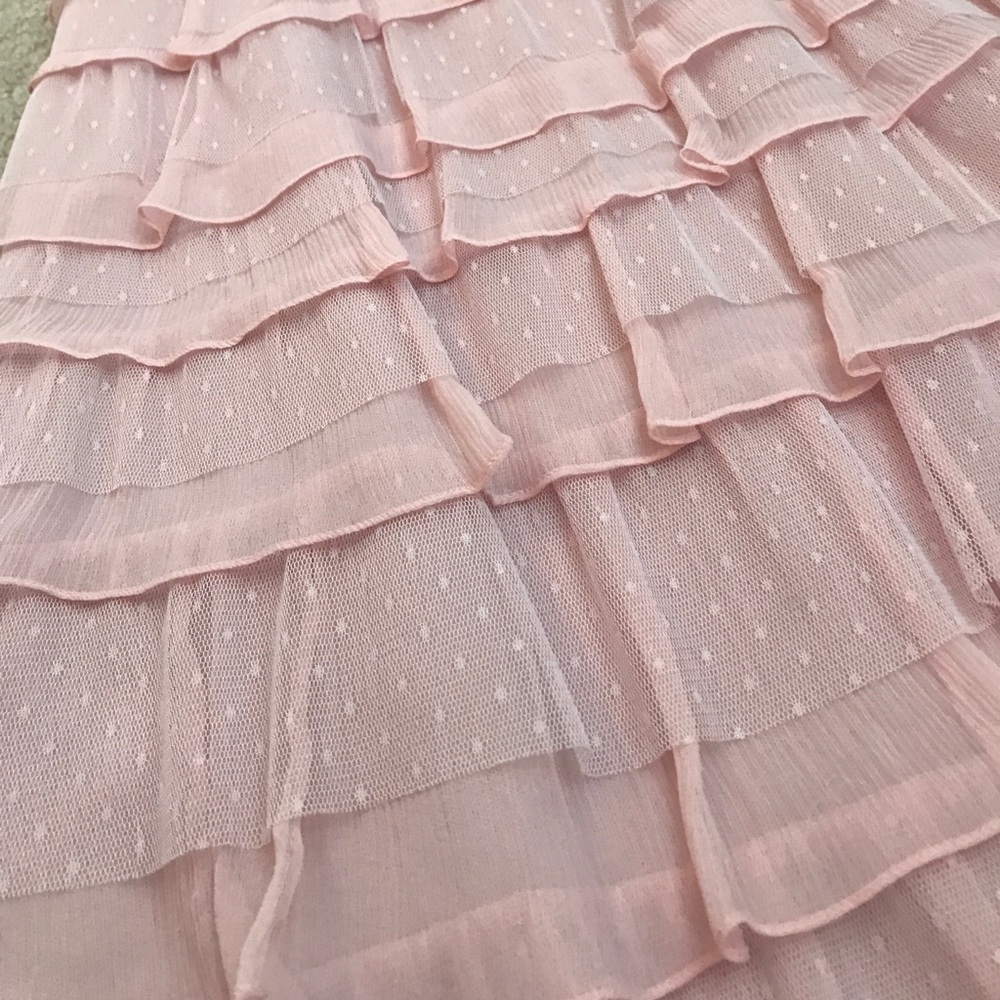 Light Pink Ruffle Dress - Picture 4 of 4