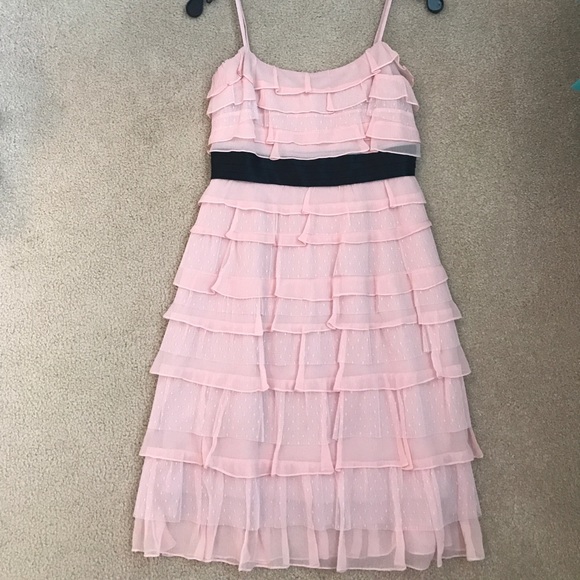 Light Pink Ruffle Dress - Picture 3 of 4