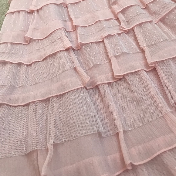 Light Pink Ruffle Dress - Picture 4 of 4