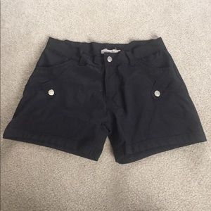 Black dress shorts