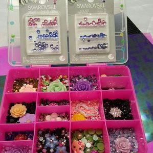 Flatback embellishments plus storage
