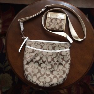 Coach Matching Crossbody Bag and Wallet