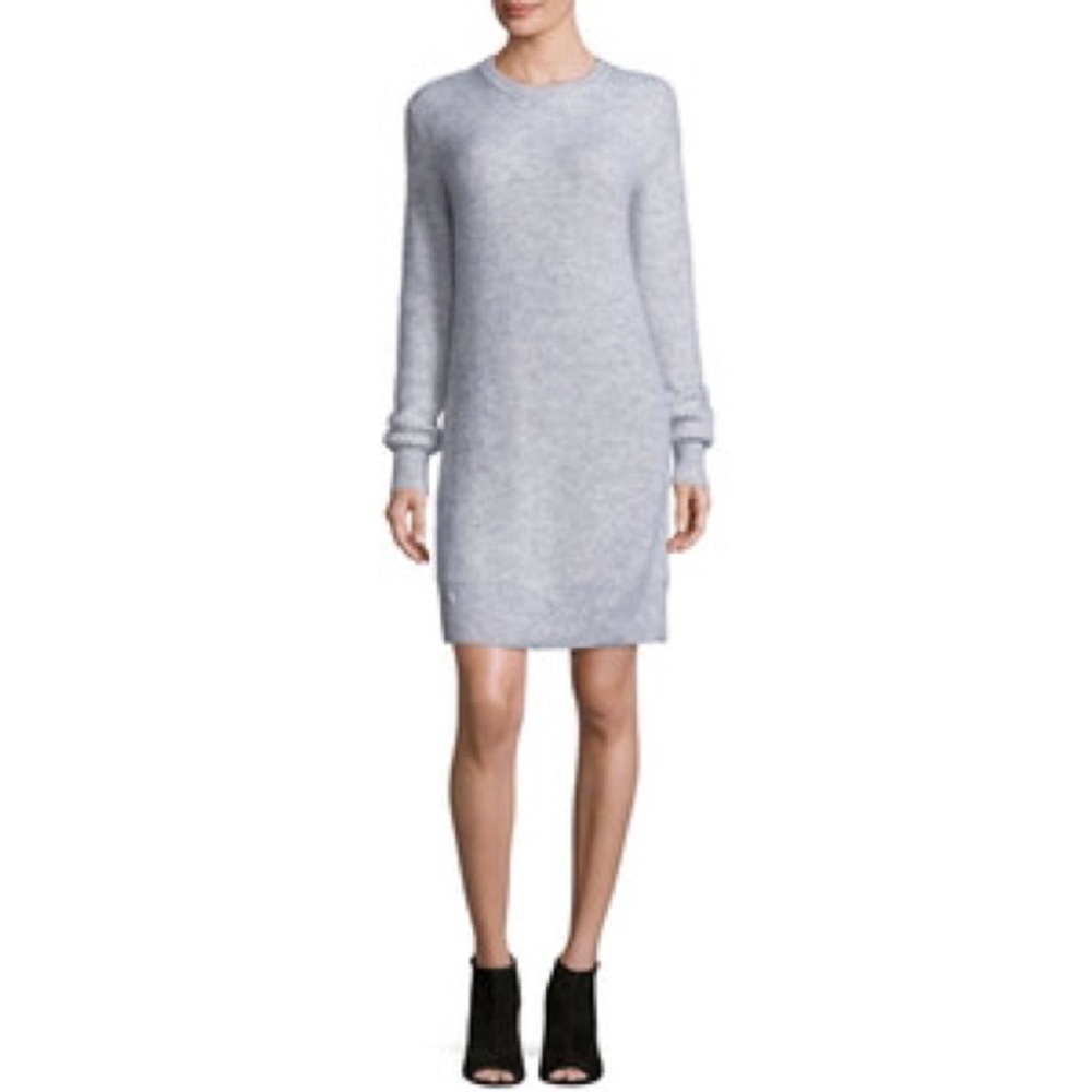 Michael Kors Mohair Crewneck Sweater Dress