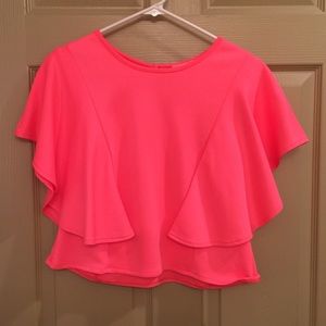 Pink crop top