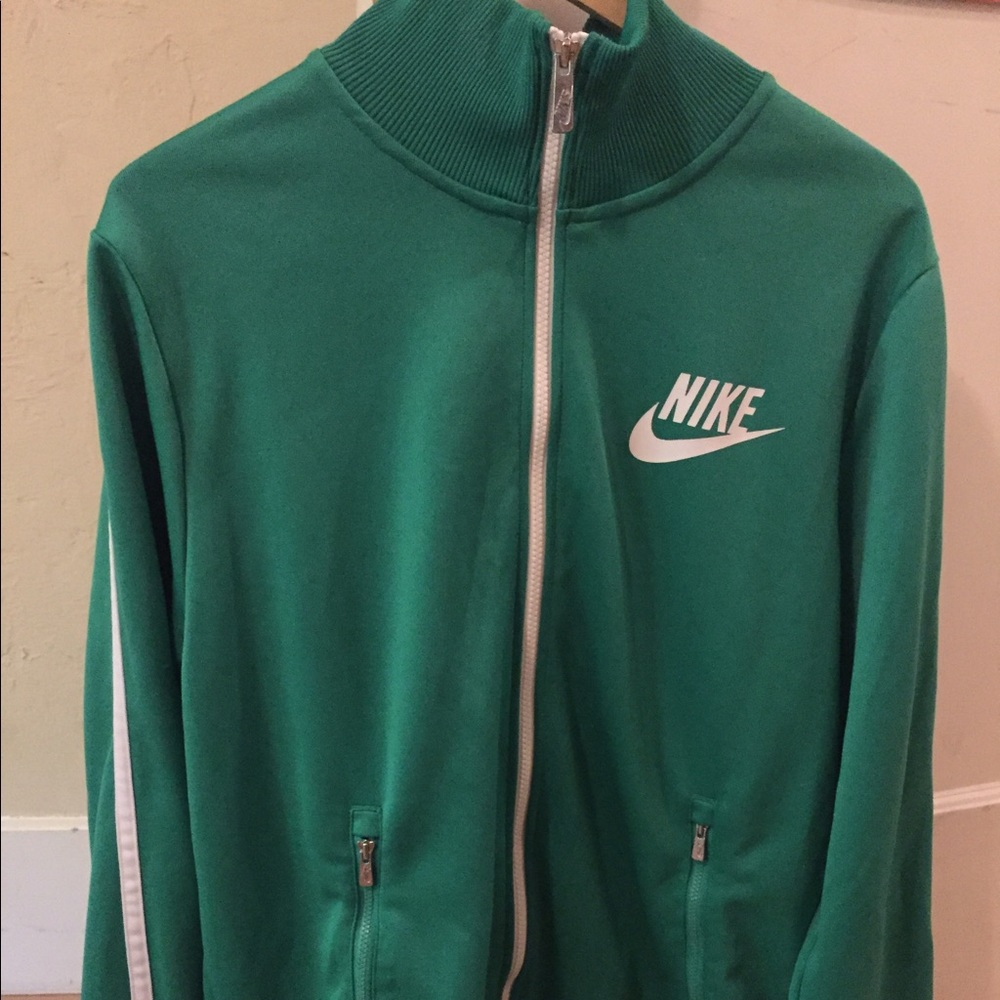 Nike retro green jacket
