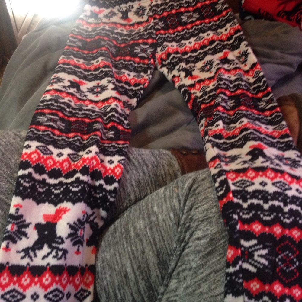 Christmas themed leggings