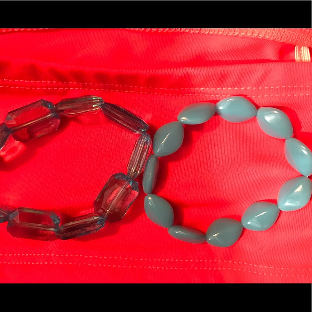 2 x $5 Aqua Fashion Bracelets