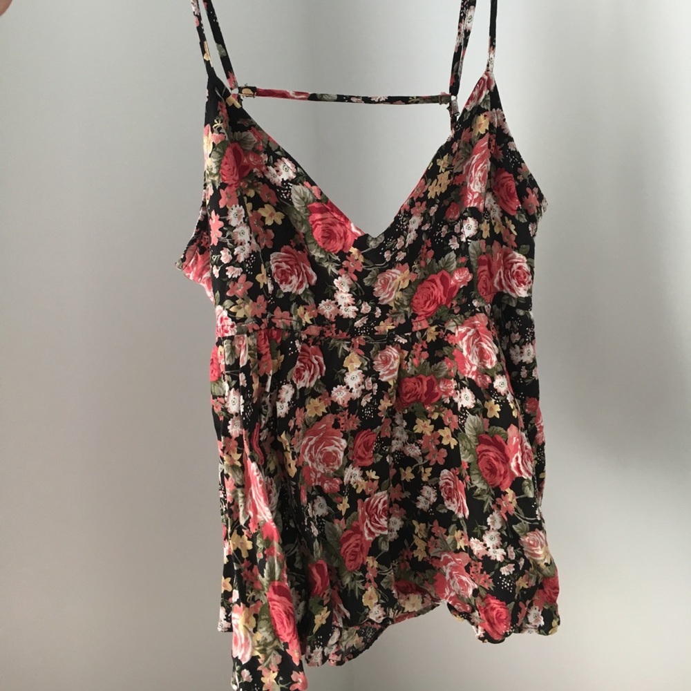 Floral tank top