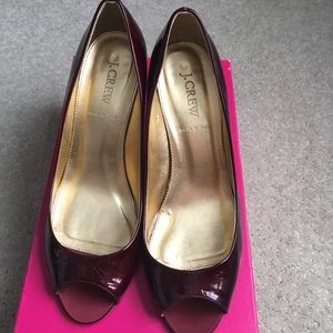 J. Crew Joley Pearlized Heels