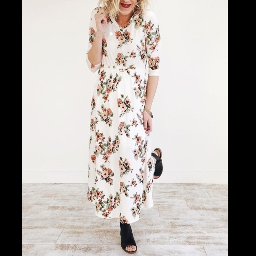 Roolee floral midi dress NWOT(also at Mindy Mae's)