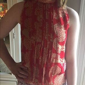 High neckline blouse