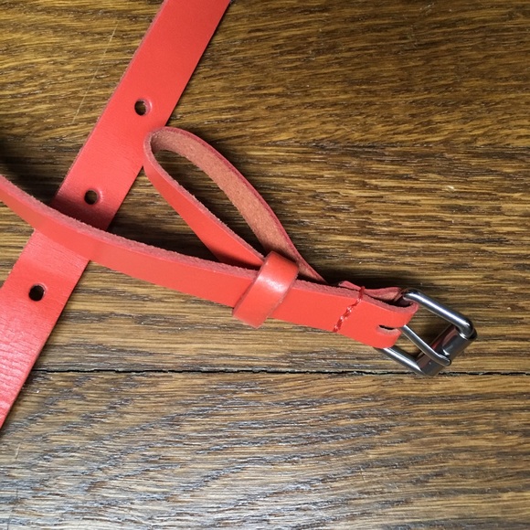 GAP Accessories - Gap orange leather skinny belt GAP Accessories - Gap orange leather skinny belt