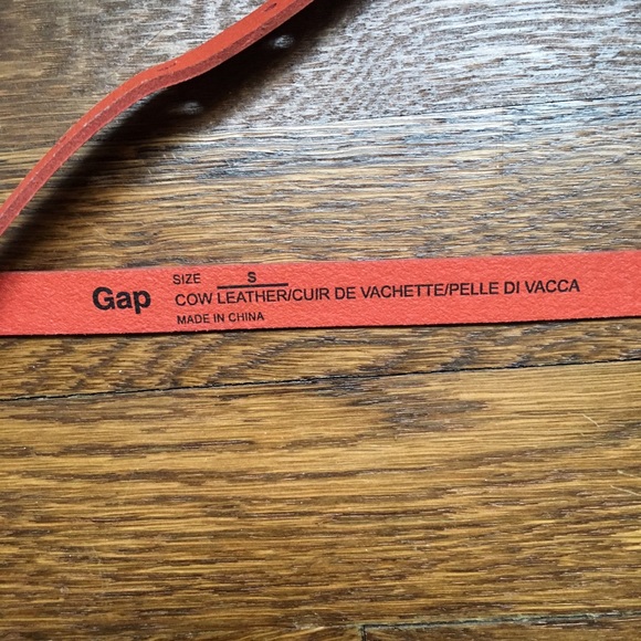 GAP Accessories - Gap orange leather skinny belt GAP Accessories - Gap orange leather skinny belt