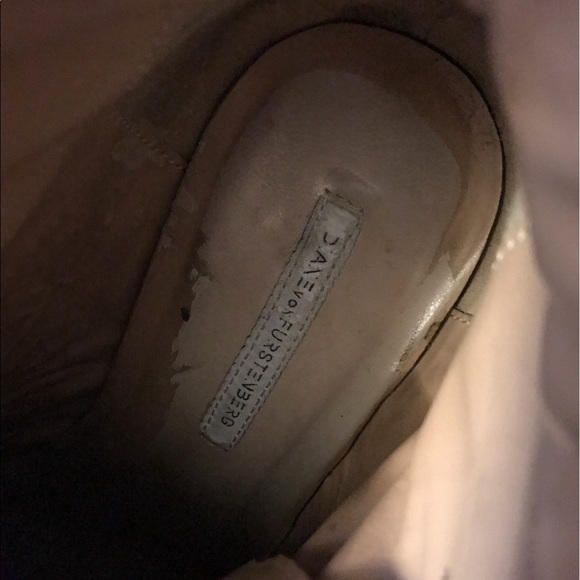 DVF Dark red military wedge boots - Picture 4 of 4