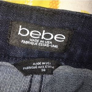 Identical pairs of Bebe size 30 skinny jeans
