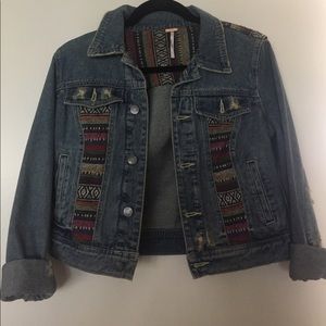 Free People denim jacket size 4