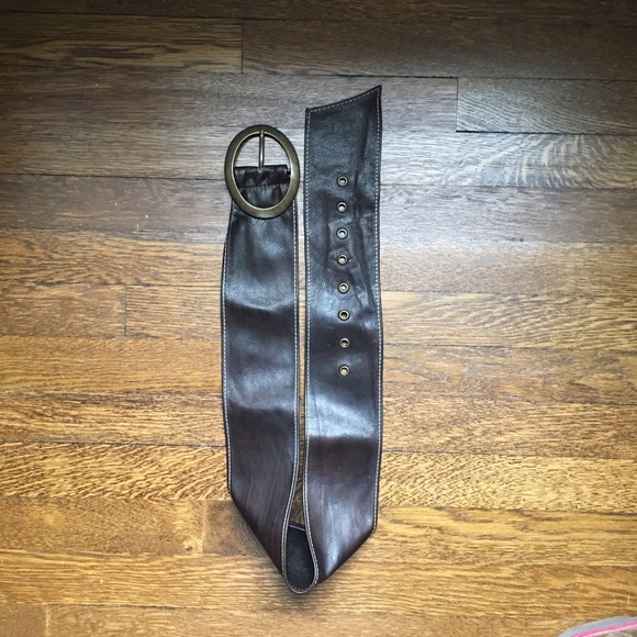 Accessories - Wide Brown leather belt Accessories - Wide Brown leather belt