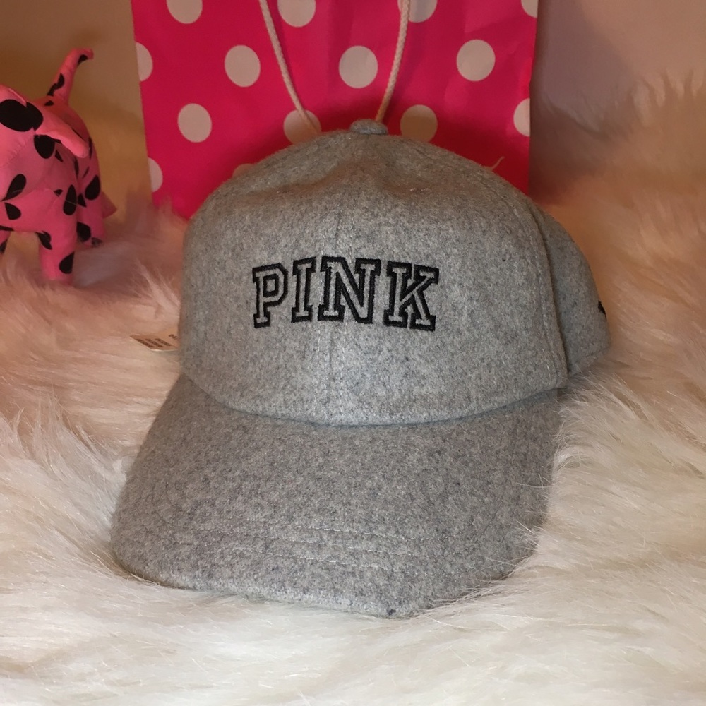 PINK VS WOMEN WOOL BASEBALL HAT LOGO - Picture 4 of 4