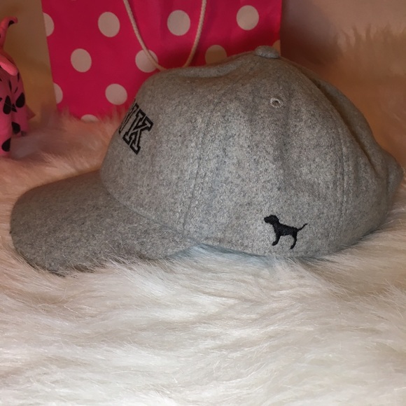 PINK VS WOMEN WOOL BASEBALL HAT LOGO - Picture 2 of 4