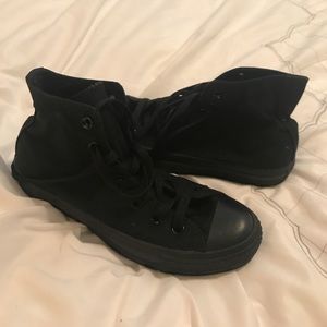 black high top converse