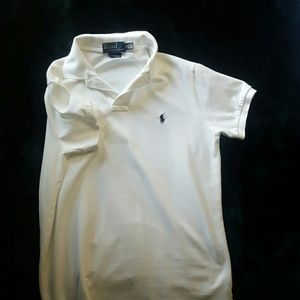 White Collared Polo Shirt