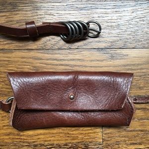 humanoid Accessories - Humanoid leather belt with attached coin purse humanoid Accessories - Humanoid leather belt with attached coin purse