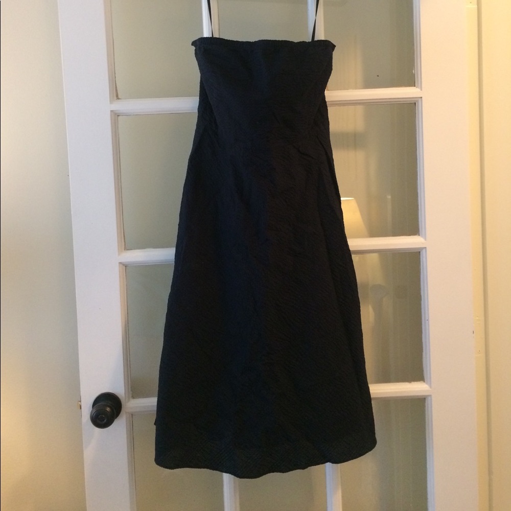 J. Crew navy strapless dress size 6