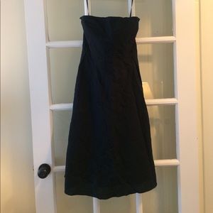 J. Crew navy strapless dress size 6