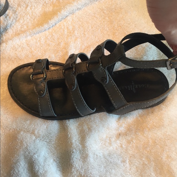 Cole Haan gun smoke flat gladiators - Picture 4 of 6