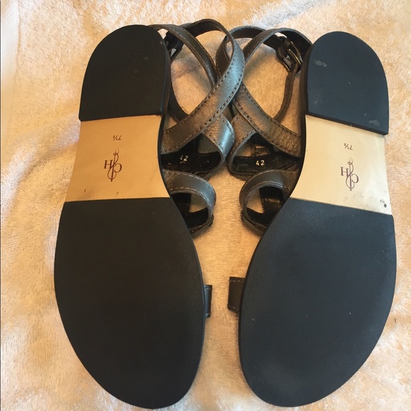 Cole Haan gun smoke flat gladiators - Picture 5 of 6