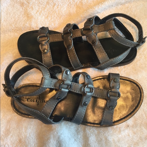 Cole Haan gun smoke flat gladiators - Picture 6 of 6