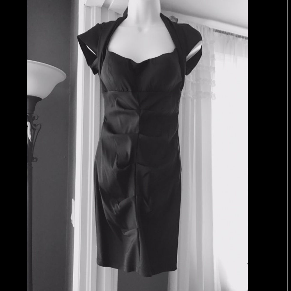 Black cocktail dress