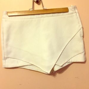 White Skort