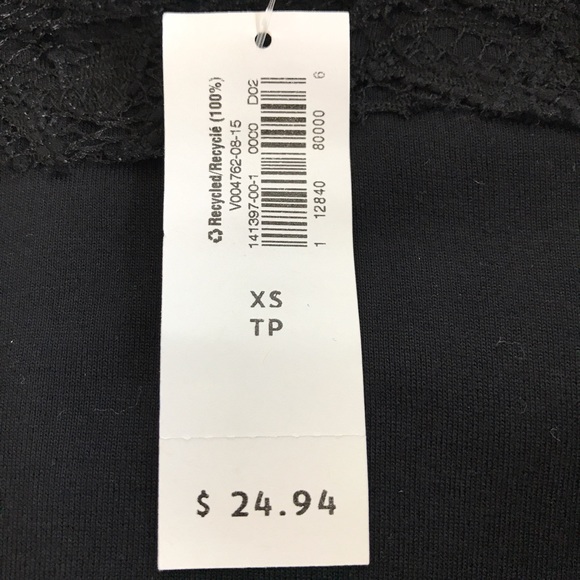 OLD NAVY Lace black top - Picture 5 of 6