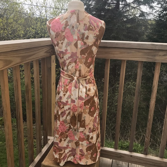 Vintage 70's mod garden party disco scooter dress - Picture 2 of 2