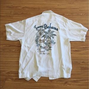 Tommy Bahama "Paradise Island" Hawaiian Shirt