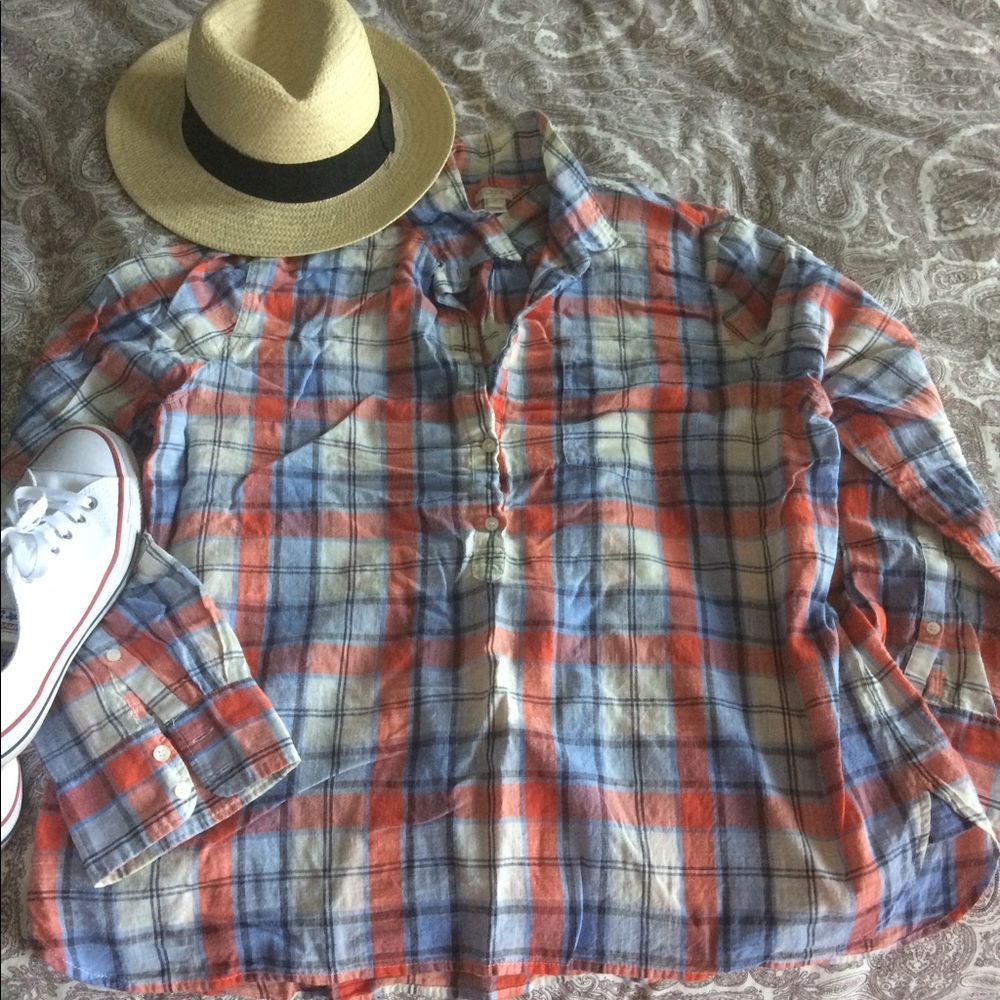 J Crew Women's popover PRICE DROP!