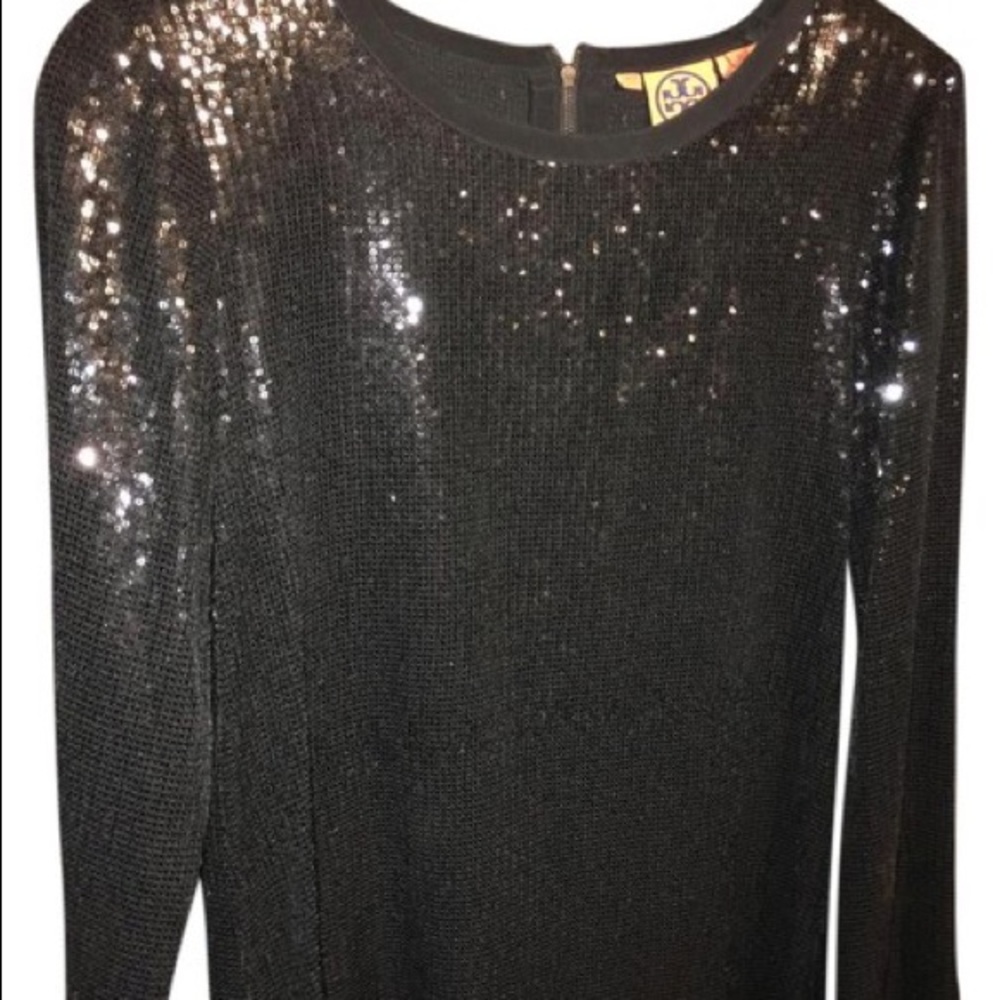 Long Sleeved Sequined Tunic