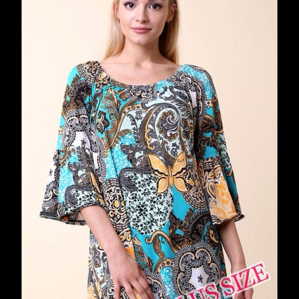 Plus size tunic