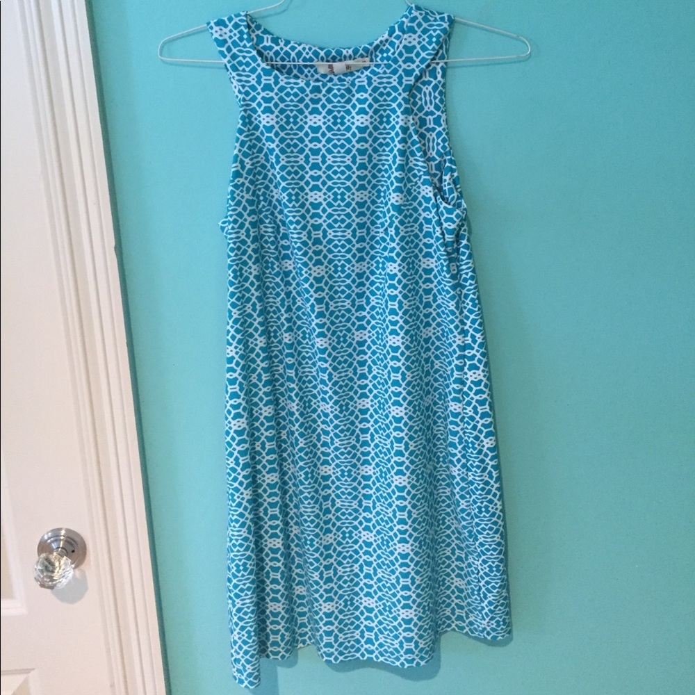 Blue and White Day dress