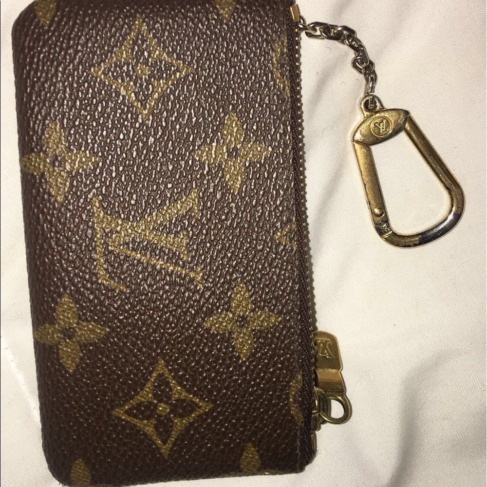 Authentic Louis Vuitton Monogram keychain wallet