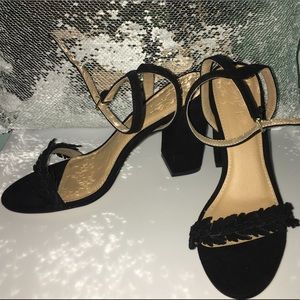 FINAL PRICE Suede Block Heels