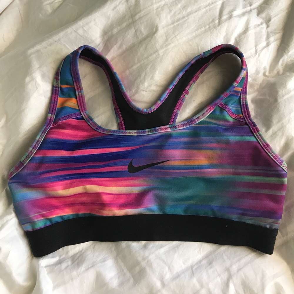 Nike Dry Fit printed sports bra